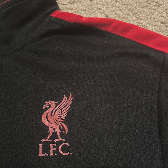 Liverpool Black and Red Varsity Jacket - Picture 4 of 9